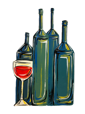 Botellas decorativas